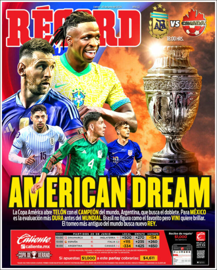 Portada de Record (México)