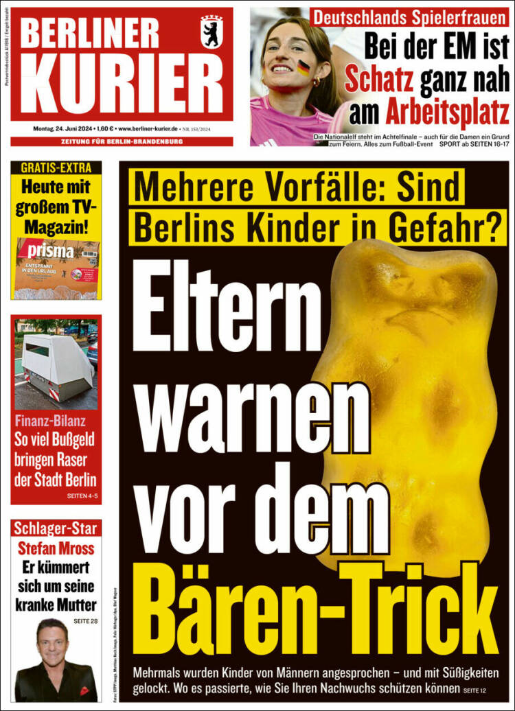 Portada de Berliner Kurier - Startseite BK (Alemania)