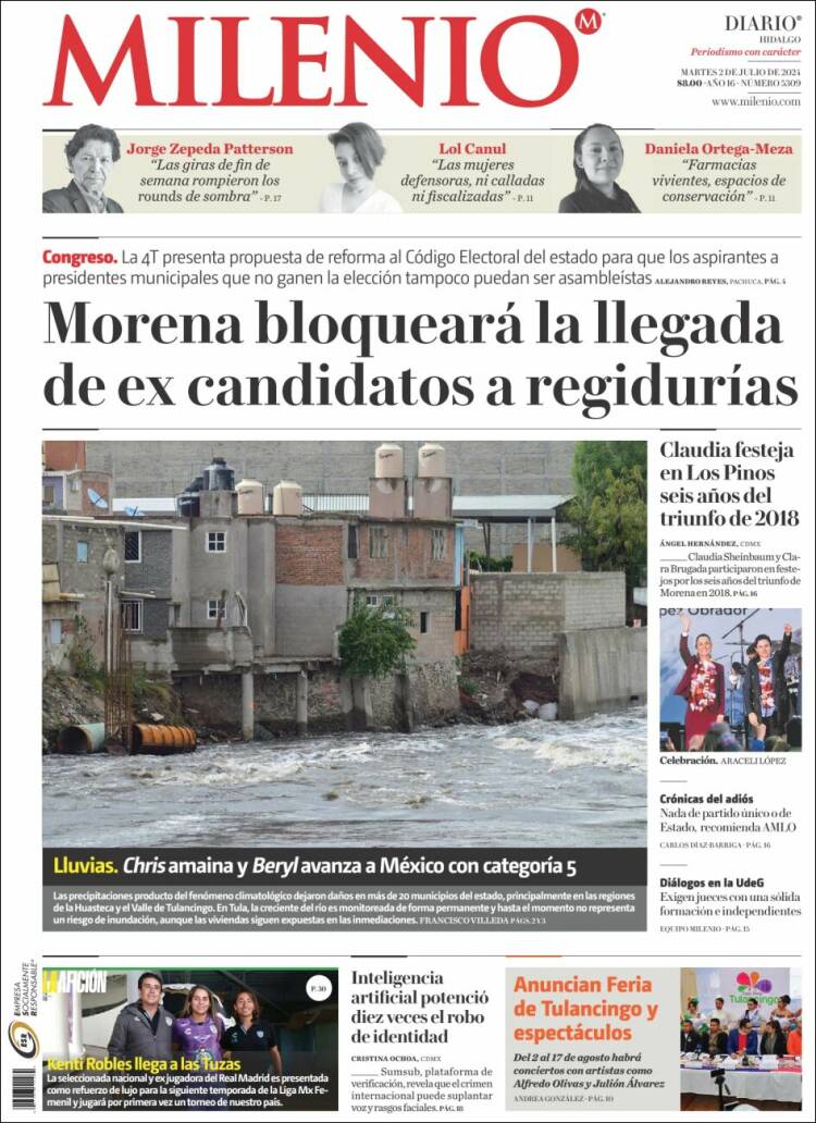 Portada de Milenio de Hidalgo (México)