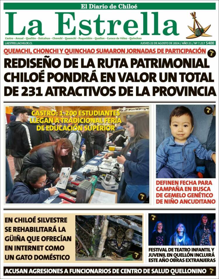 Portada de Estrella de Chiloé (Chile)
