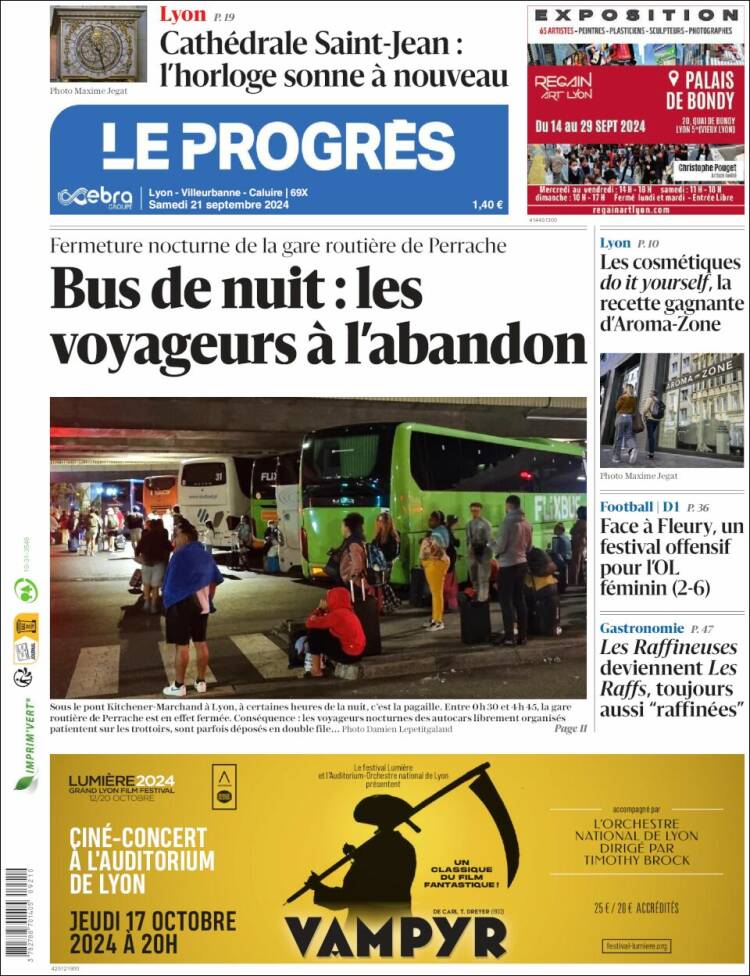 Portada de Progres de Fecamp (Francia)