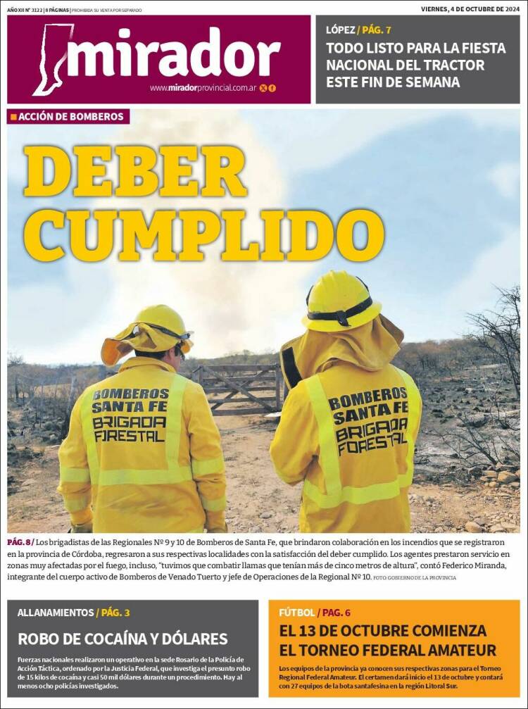 Portada de Mirador Provincial (Argentina)