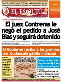 Portada de El Esquiu (Argentina)