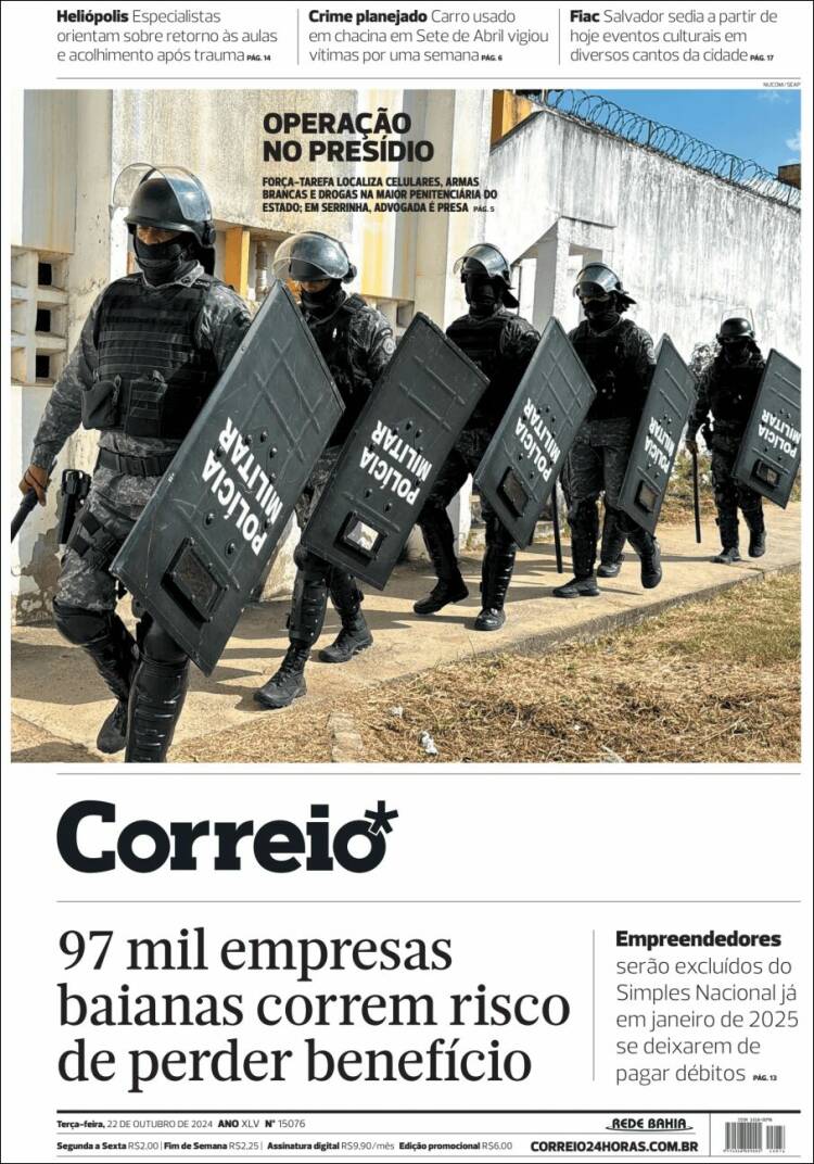 Portada de Correio* (Brasil)