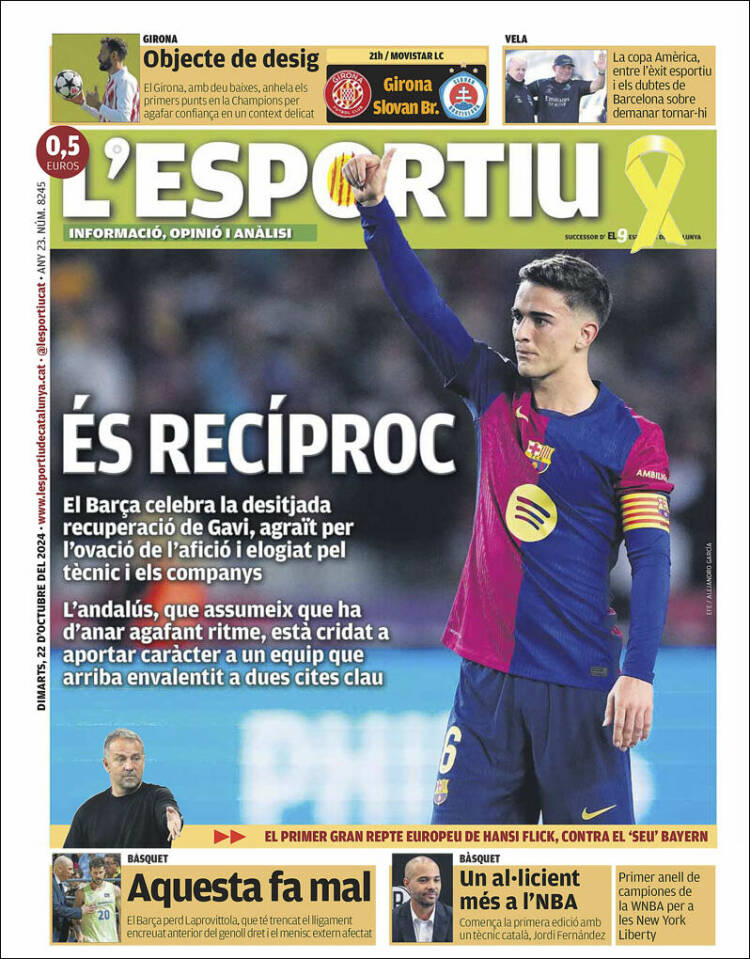 Portada de L'Esportiu (España)