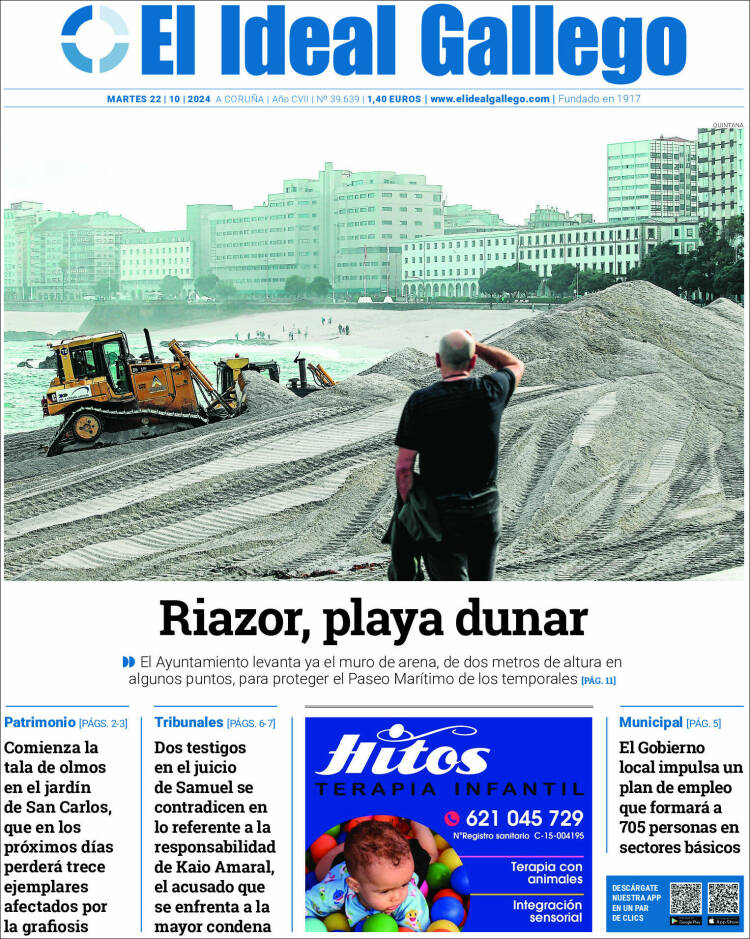 Portada de El Ideal Gallego (España)