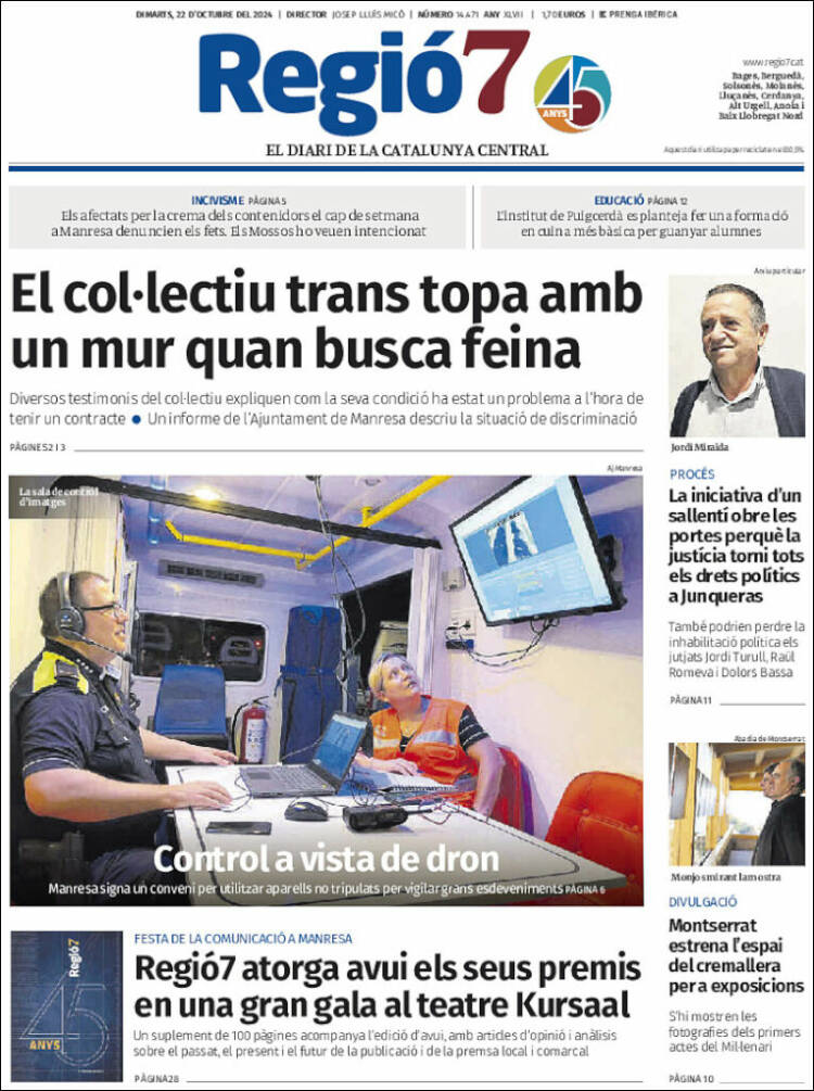 Portada de Regio7 (España)