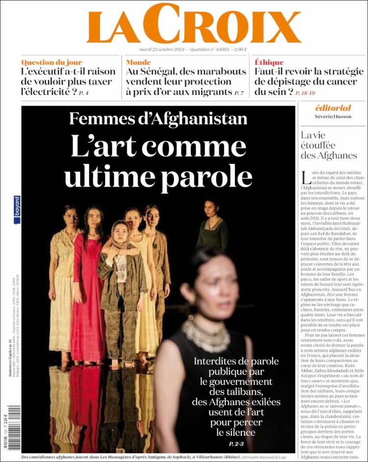 Portada de La Croix (Francia)