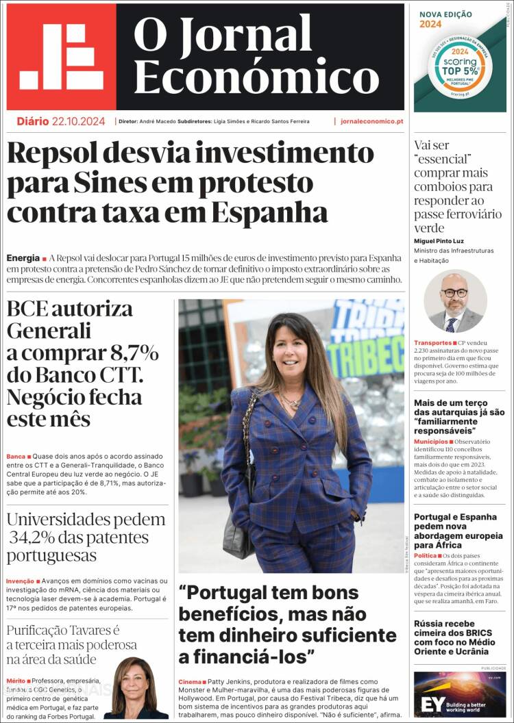 Portada de Oje (Portugal)