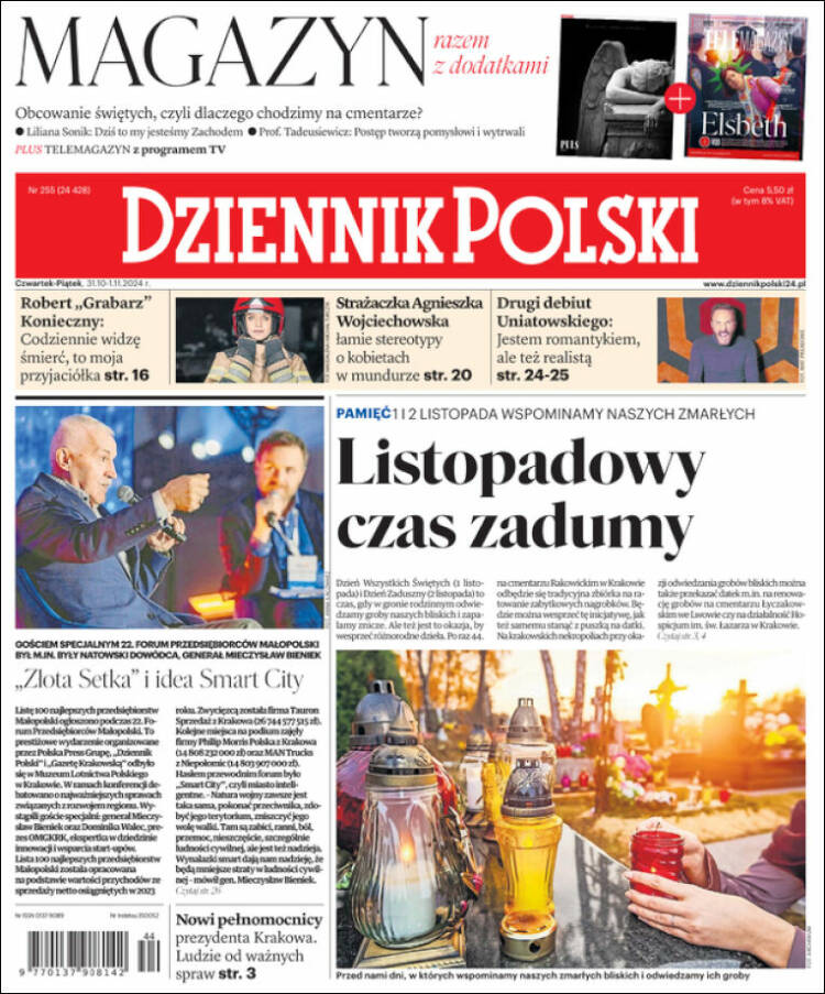 Portada de Dziennik (Polonia)
