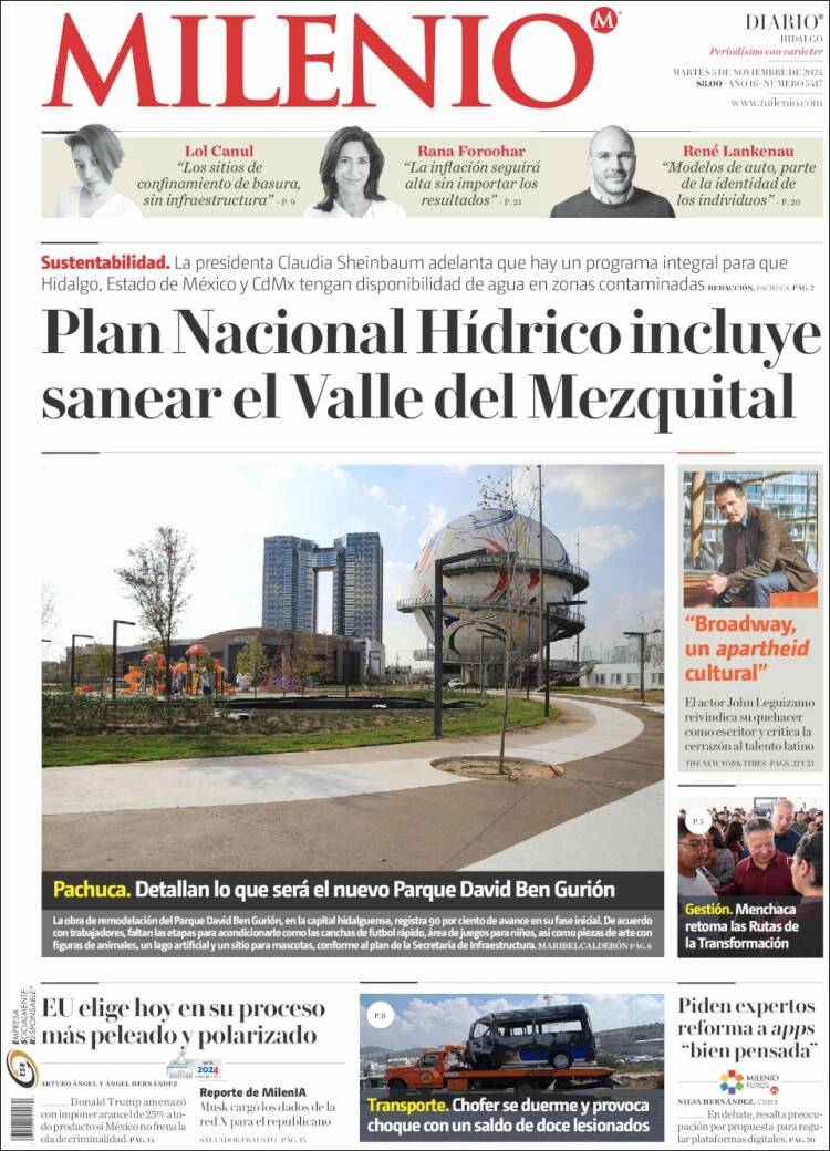 Portada de Milenio de Hidalgo (México)
