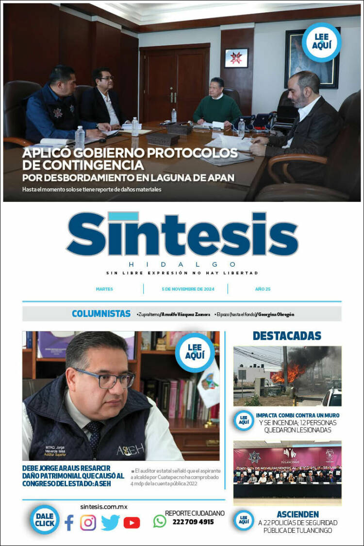 Portada de Sistesis - Hidalgo (México)
