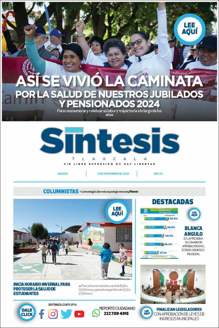 Portada de Síntesis de Tlaxcala (México)