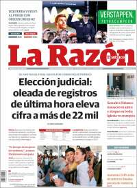 Portada de La Razón (México)