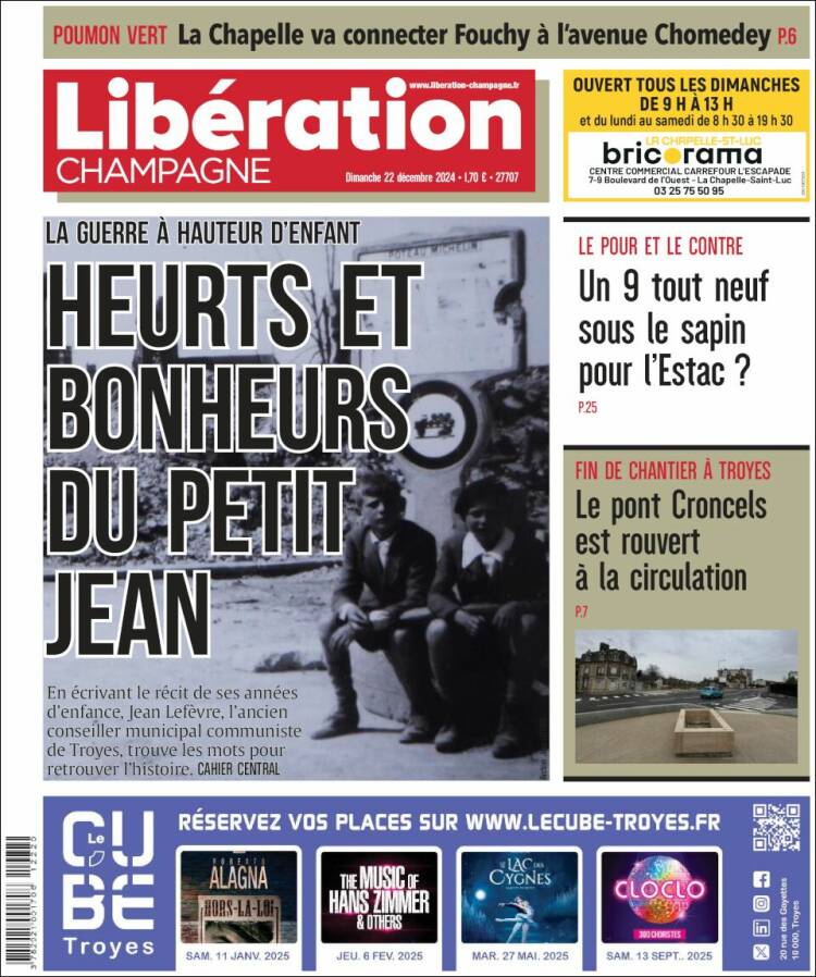 Portada de Libération Champagne (France)