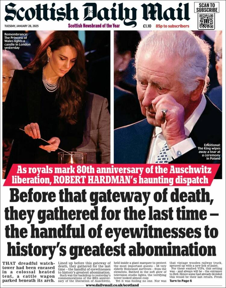 Portada de Scottish Daily Mail (United Kingdom)