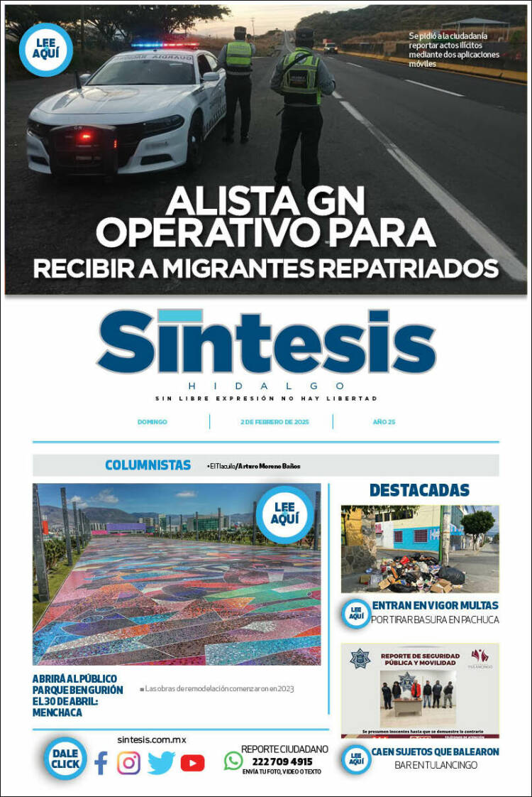 Portada de Sistesis - Hidalgo (México)