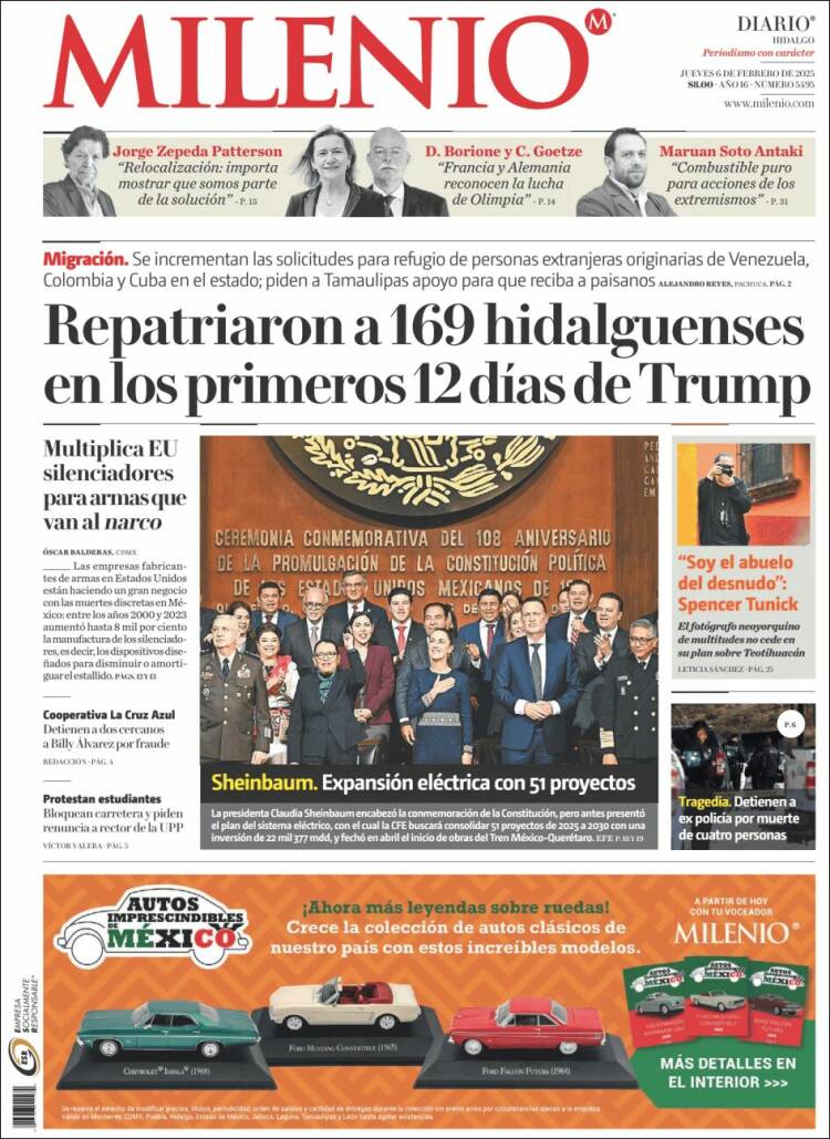 Portada de Milenio de Hidalgo (México)