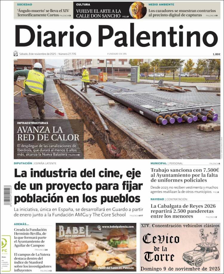 Portada de Diario Palentino (España)