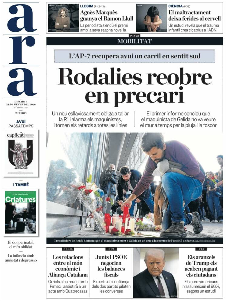 Portada de Ara (España)