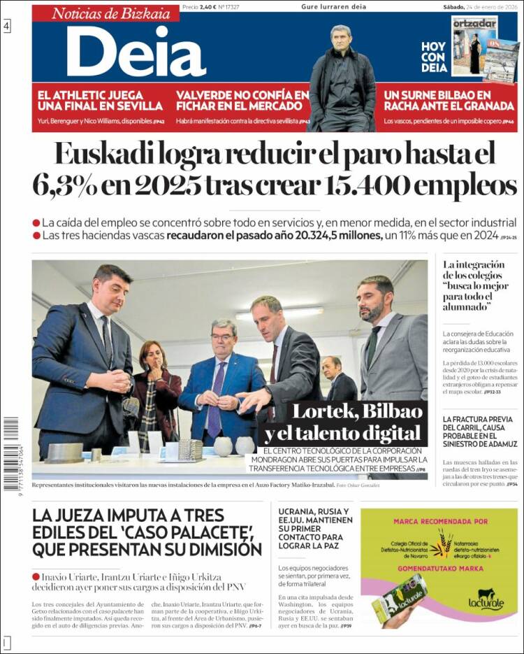 Portada de Deia (España)