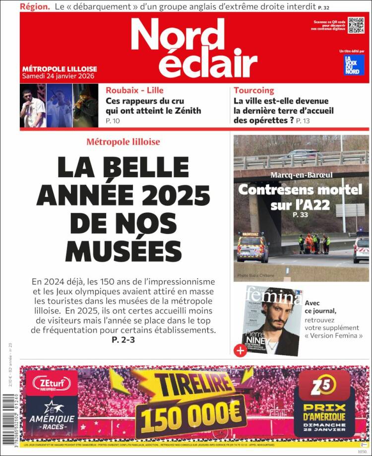 Portada de Nord Éclair (Francia)