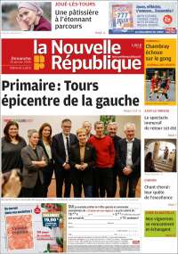 Portada de La Nouvelle Republique (France)