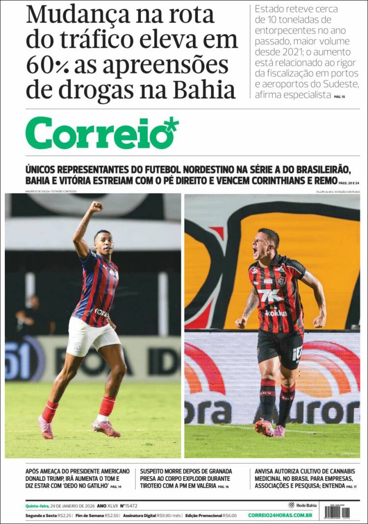 Portada de Correio* (Brasil)