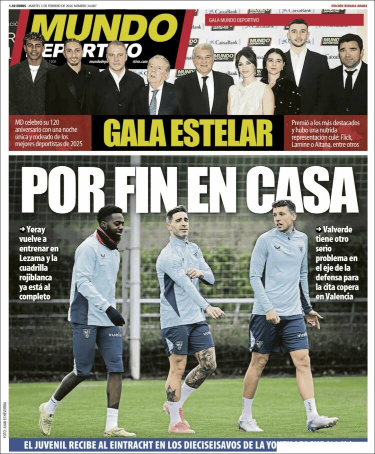 Portada de Mundo Deportivo Bizkaia (España)