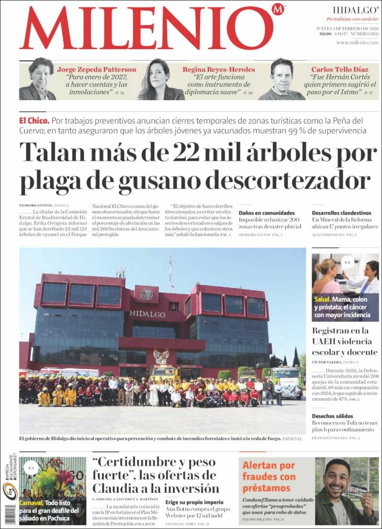Portada de Milenio de Hidalgo (México)