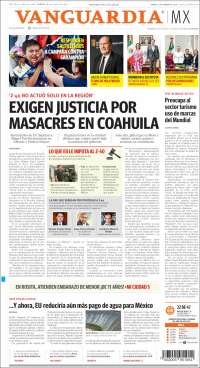 Portada de Vanguardia (México)