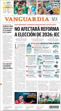 Portada de Vanguardia (México)