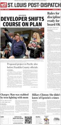 Portada de St. Louis Post-Dispatch (USA)