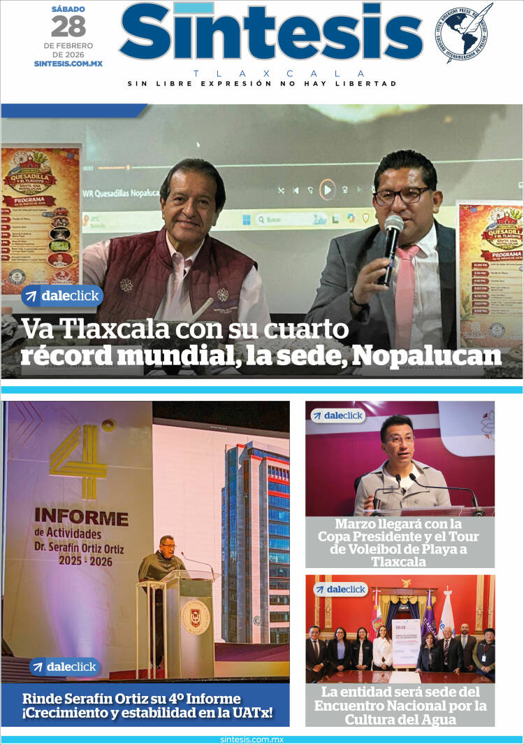 Portada de Síntesis de Tlaxcala (México)