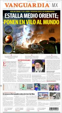 Portada de Vanguardia (Mexique)