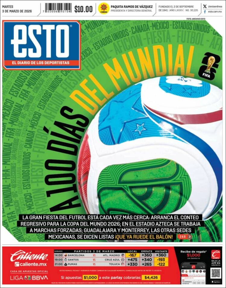 Portada de Esto (México)