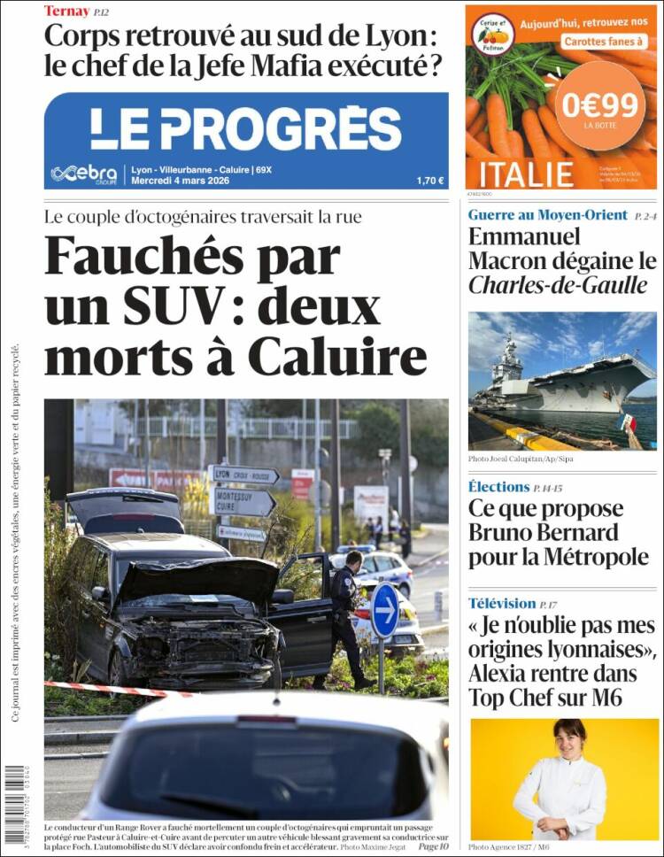 Portada de Progres de Fecamp (Francia)