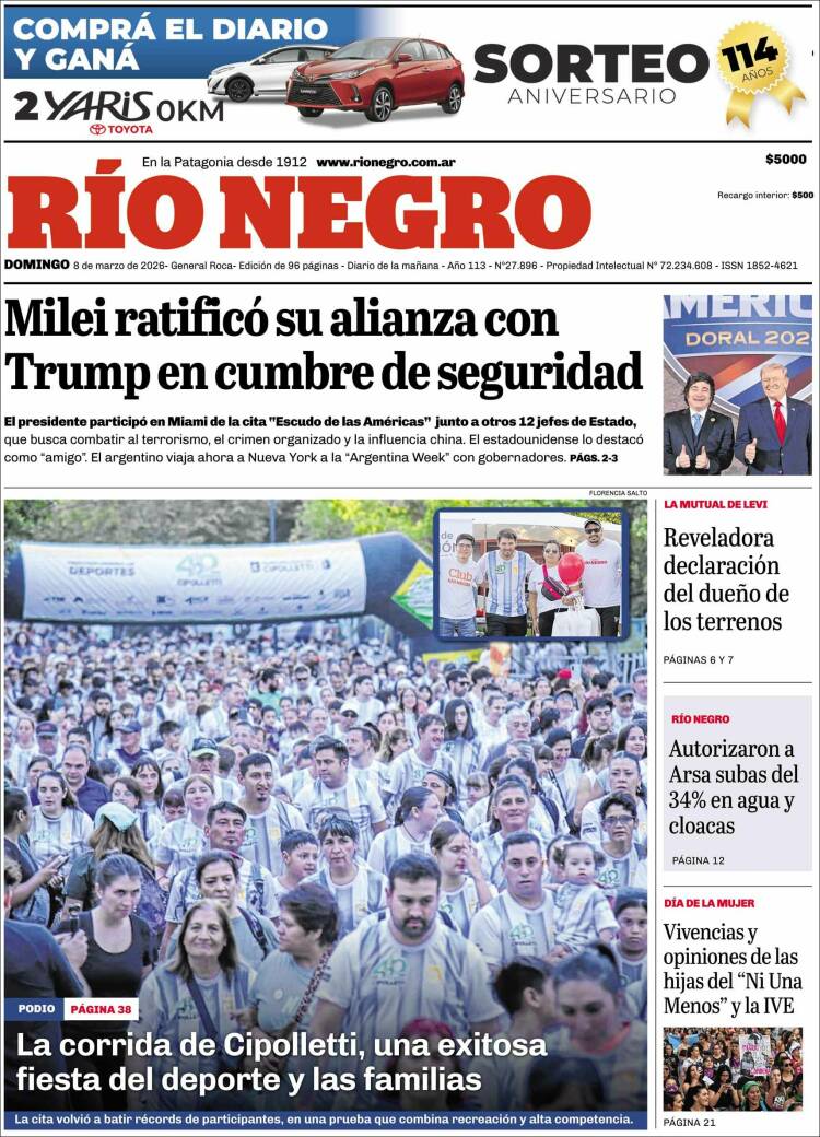 Portada de Rio Negro (Argentina)