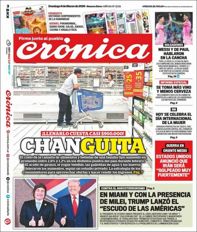 Portada de La Voz del Chaco (Argentina)