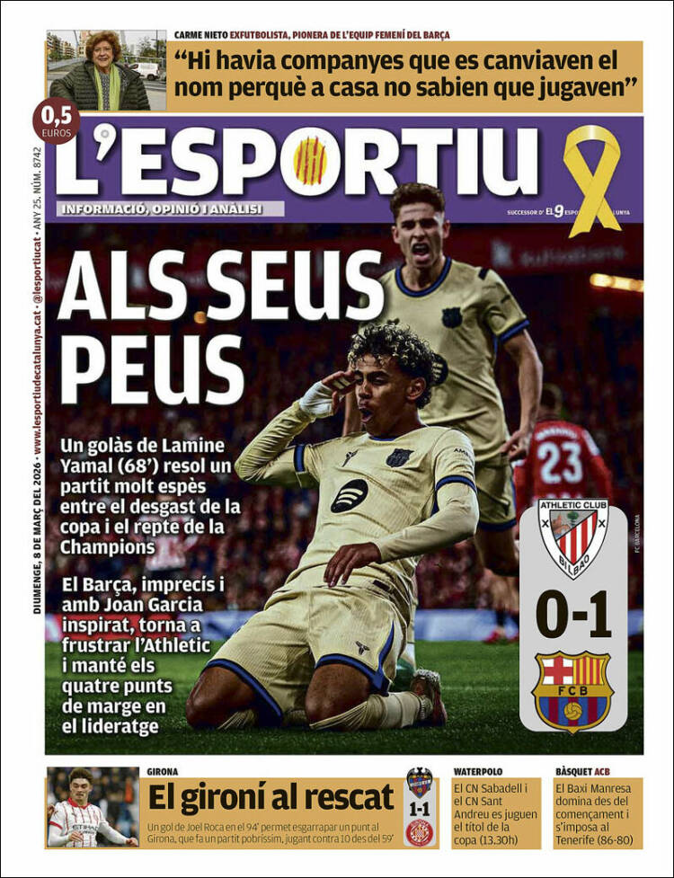 Portada de L'Esportiu (Spain)