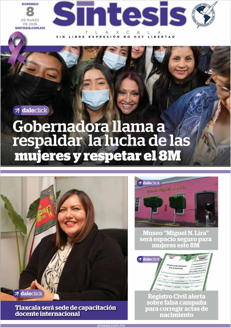 Portada de Síntesis de Tlaxcala (Mexico)