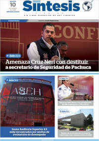 Portada de Sistesis - Hidalgo (Mexico)