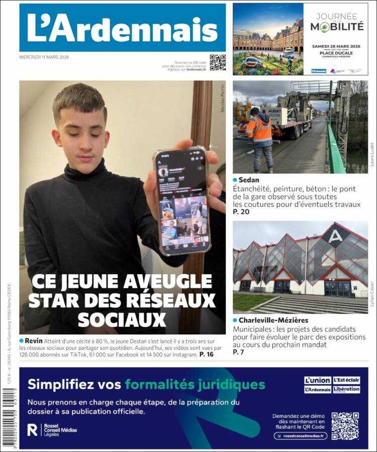 Portada de L'Ardenais (France)