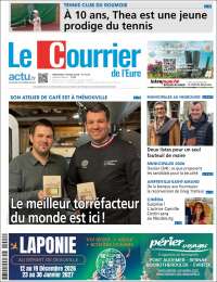Portada de Le Courrier de l'Ouest (France)