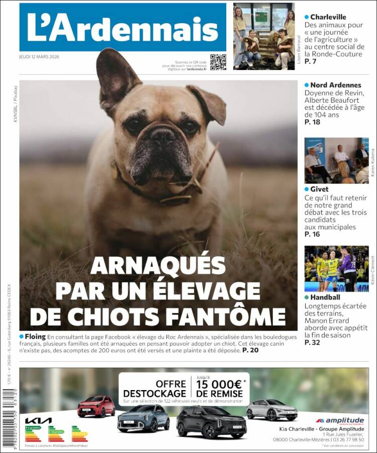 Portada de L'Ardenais (France)