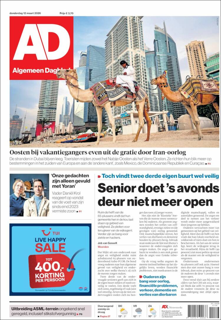 Portada de AD (Netherlands)