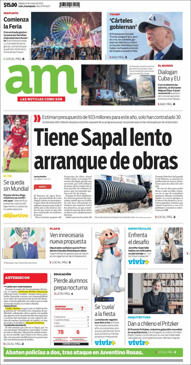 Portada de Al Día A.M. (México)