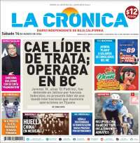 Portada de La Crónica de Baja California (Mexico)