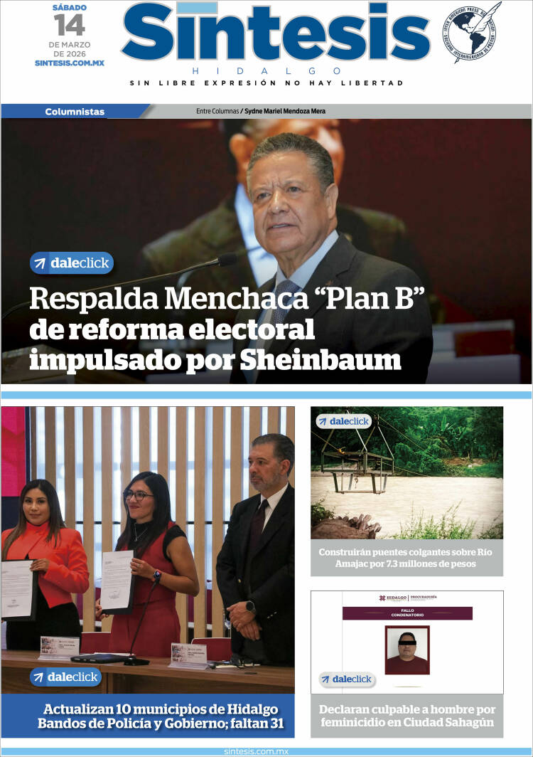 Portada de Sistesis - Hidalgo (México)