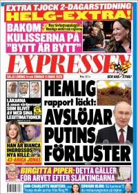 Portada de Expressen (Sweden)
